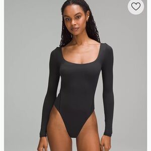 lululemon Wundermost Ultra-Soft Nulu Square-Neck Long-Sleeve Bodysuit